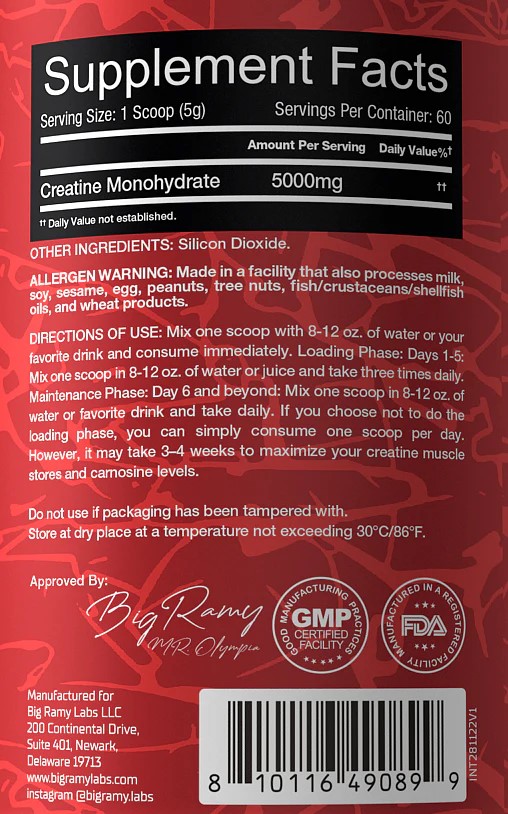 BIG CREATINE 60 SERVS
