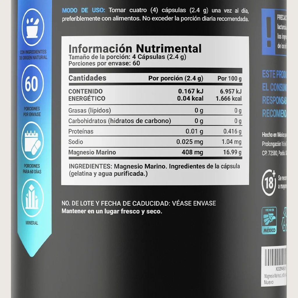 BLIFE Marine Mag 240 Caps 60 Serv