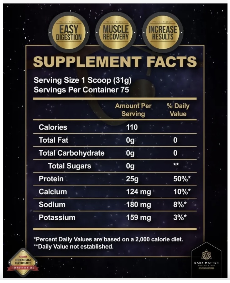 DARK MATTER BIG BANG ISO PROTEIN