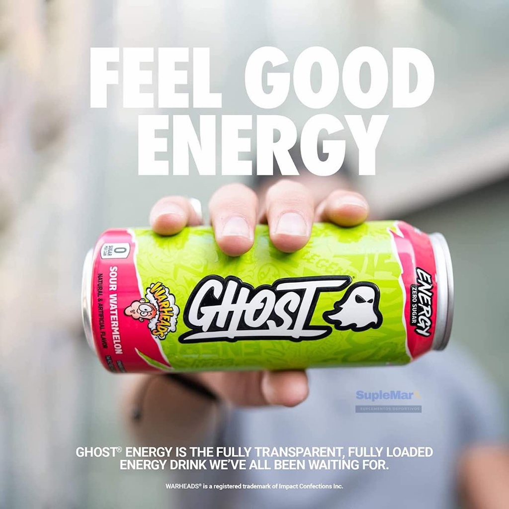 GHOST ENERGY 16 OZ 12 PK WARHEADS SOUR WATERMELON