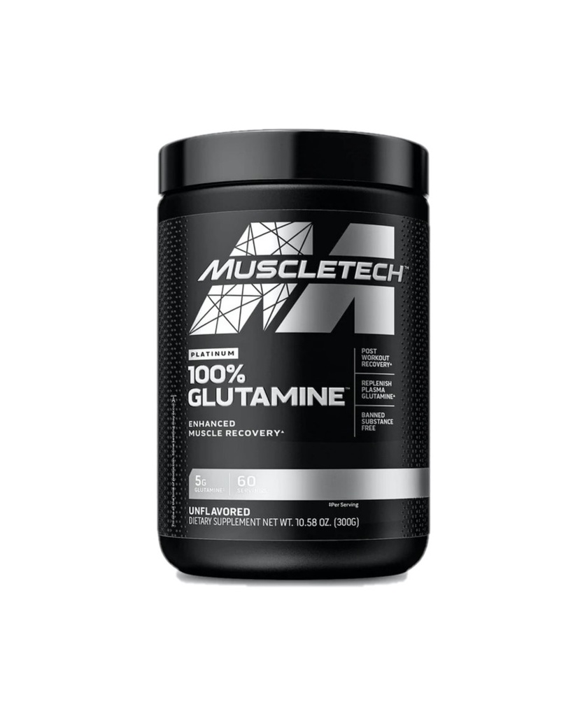 MUSCLETECH PLATINUM GLUTAMINA 300GR 60 SERVICIOS