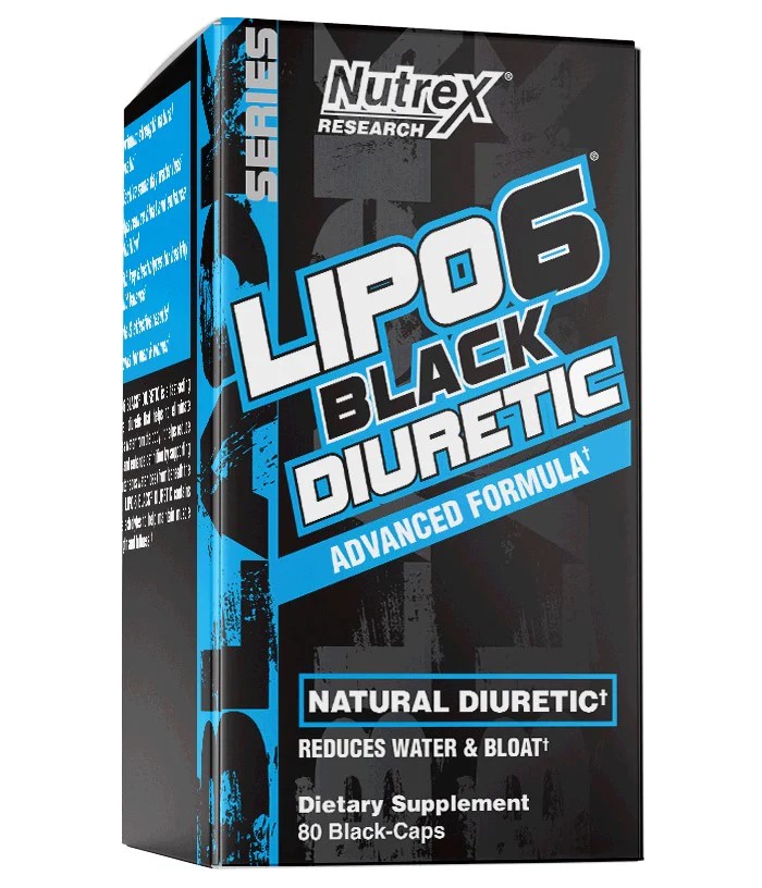 NT LIPO 6 BLACK DIURETIC 80 CAPS
